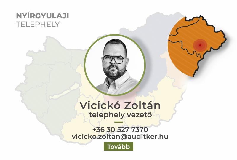 Nyírgyulaji telephely - Vicickó Zoltán